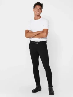 Only & Sons housut Onsmark Slim Black