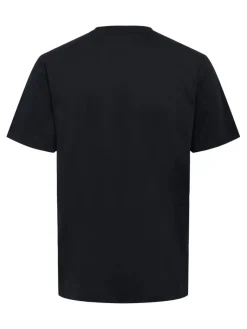 New Only & Sons t-paita Onfredo Outdoor Life Jet Black