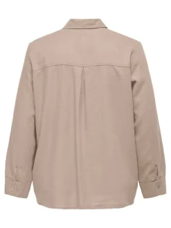 Outlet Only Carmakoma paita Carcaro L/S Oxford tan