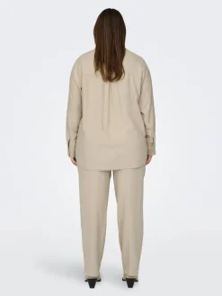 Outlet Only Carmakoma paita Carcaro L/S Oxford tan