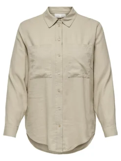 Outlet Only Carmakoma paita Carcaro L/S Oxford tan