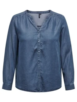 Hot Only Carmakoma pusero Carsema Medium blue denim