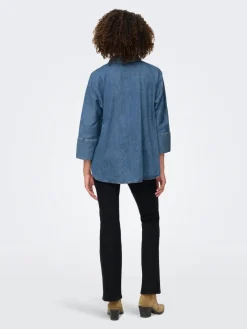 Hot Only farkkupusero Onlgrace-Elli 3/4 Medium blue denim