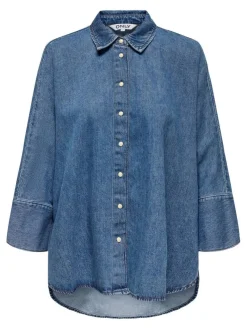 Hot Only farkkupusero Onlgrace-Elli 3/4 Medium blue denim