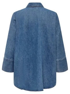 Hot Only farkkupusero Onlgrace-Elli 3/4 Medium blue denim