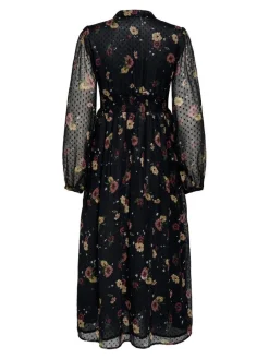 Clearance Only mekko Onleliza Black flower nights