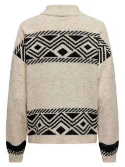 Discount Only neule Onlvictoria L/S Highneck Pumice stone