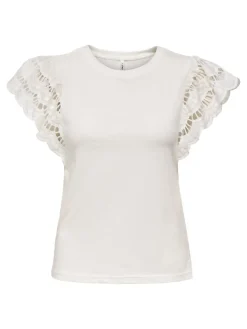 Clearance Only pusero Onlmacy S/S Cloud dancer