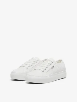 Outlet Only Shoes tennarit Onlnoomi Platform Sneaker White