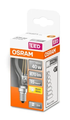 LED pienkupulamppu 470lm 2700K E14*Osram New