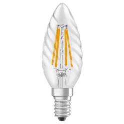Clearance Osram LED Star Classic BW 40 Filament 3.4W 827 Clear E14