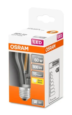 LED vakiolamppu 806lm 2700K E27*Osram