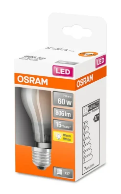 LED vakiolamppu 806lm 2700K E27*Osram Discount