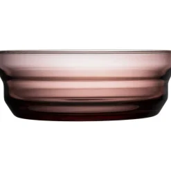 Arkki lasikulho viininpunainen 26x10 cm*Pentik Best