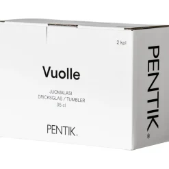 Discount Pentik juomalasi Vuolle 35 cl kirkas 2 kpl