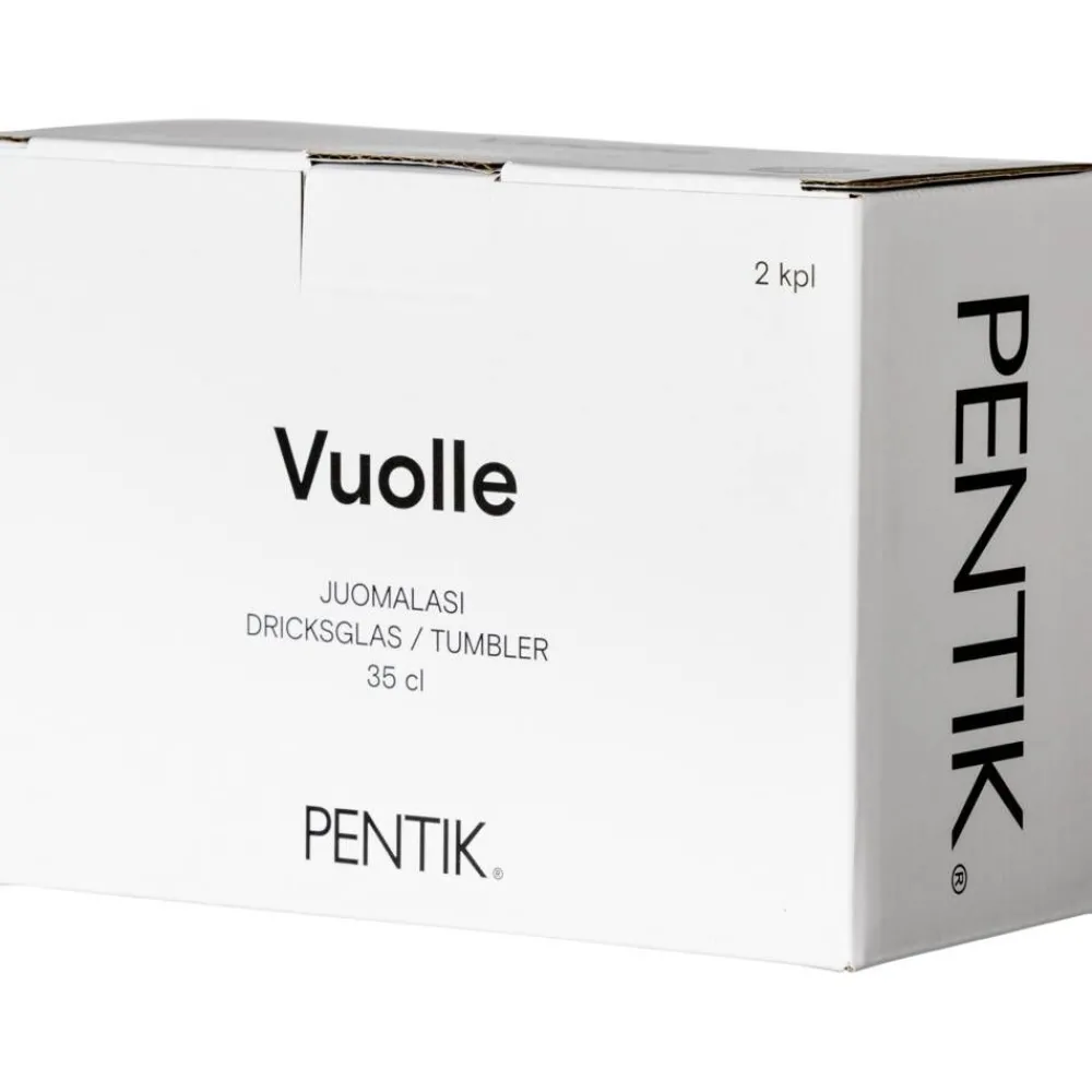 Discount Pentik juomalasi Vuolle 35 cl kirkas 2 kpl