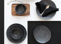 Hot Pentik Kivi lautanen syvä tummanharmaa 20 cm 0,95 L