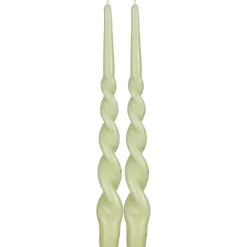 kruunukynttilä Kierre hile v.vihreä 28 cm 2 kpl*Pentik Clearance