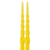 Clearance Pentik kruunukynttilä Kierre 28 cm keltainen 2kpl/pkt