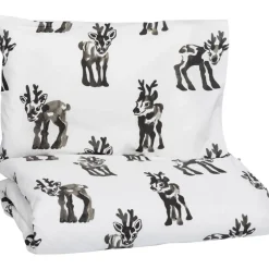 Hot Pentik pussilakanasetti Vasa 120x160 cm + 40x60 cm ruskea