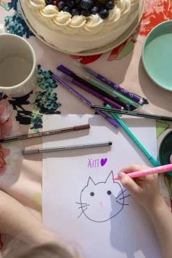 pöytäliina Huvila 145x250 cm v.oranssi*Pentik Outlet