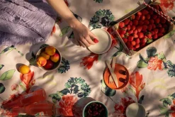 pöytäliina Huvila 145x250 cm v.oranssi*Pentik Outlet