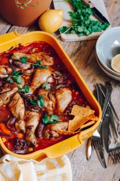 Outlet Peugeot keraaminen Appolia-vuoka suorakaide 32 cm sahramin k