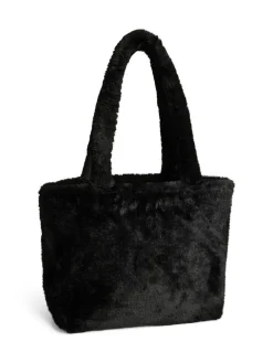 Online Pieces laukku PCJanice Fur Shopper Black