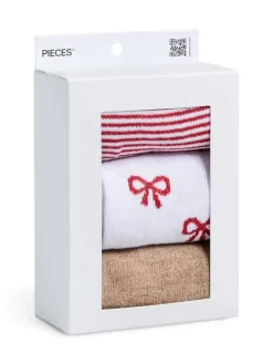 Pieces sukat PCJopi Xmas Glitter 3-Pack Box Tawny port 3-pack