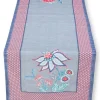 kaitaliina Flower Festival 50x150 cm Blue*Pip Studio Online