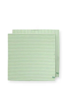 keittiöpyyhe Stripes 65x65 cm 2 kpl Light Green*Pip Studio