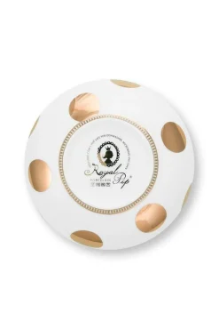 Best Pip Studio kulho Dot Delight 2 kpl White-Gold 15cm