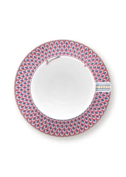 kuppi & aluslautanen Flower Festival 280 ml 2 kpl*Pip Studio New