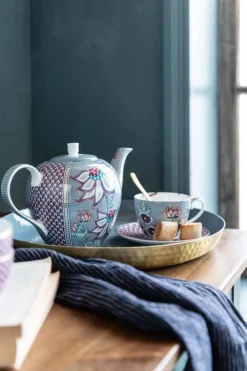 New Pip Studio kuppi & aluslautanen Flower Festival 280 ml Light