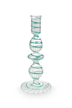 kynttilänjalka Swirl Light Blue S 20 cm*Pip Studio Sale