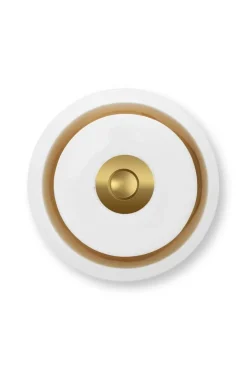 kynttilänjalka Metal Sphere 37 cm White-Gold*Pip Studio New