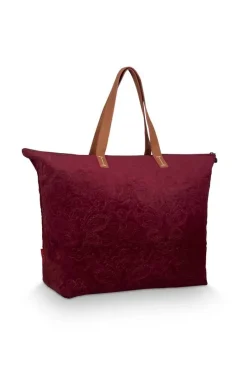Discount Pip Studio laukku Velvet Quiltey Days 66x20x44 cm Red