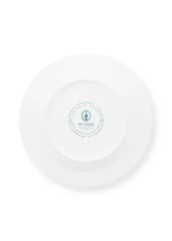 Outlet Pip Studio lautanen Flower Festival Scallop 26,5 cm Red-Ligh