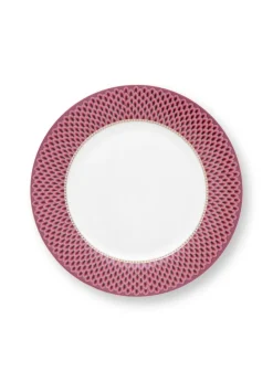 Hot Pip Studio lautanen Flower Festival Scallop 26,5 cm Dark Pin