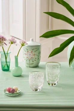 longdrinklasi Flower White 400 ml 2 kpl*Pip Studio Outlet