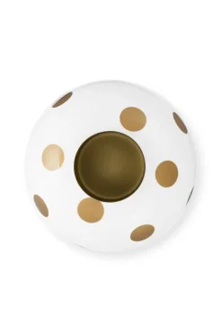 Outlet Pip Studio maljakko Metal Dots 23 cm White-Gold