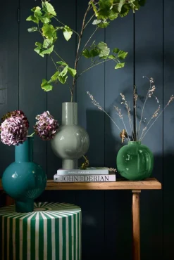 New Pip Studio maljakko Metal 24x40 cm Mid Green