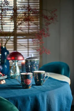 Hot Pip Studio muki Flower Blues 350 ml Blue