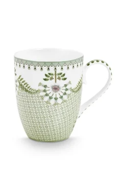 Pip Studio muki Lily&Lotus Tiles 350 ml Light Green