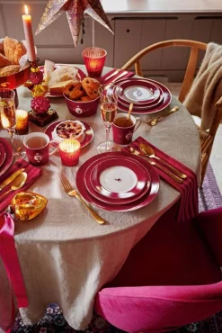 muki Love Birds Medallion Deer 300 ml Dark Red*Pip Studio New