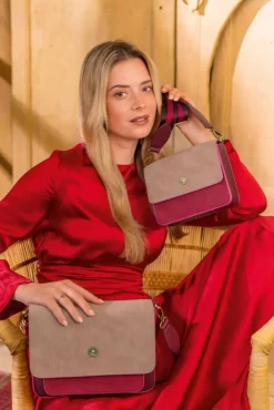 Pip Studio olkalaukku Fenna 19x6x16 cm Red