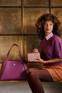 Outlet Pip Studio olkalaukku Filou Large Purple 40x15,5x28 cm