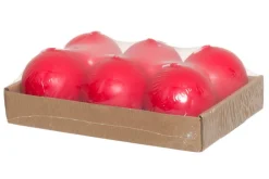 Polar kynttilät pallokynttilä 6 kpl joulunpunainen 6 cm*Polar kynttilu00e4t New