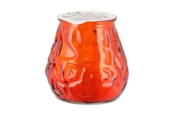 New Polar kynttilu00e4t Polar kynttilät venetsiakynttilä oranssi 7x7,5 cm