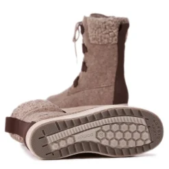 Outlet Pomar pitopohjakengät Reki 102 Sand Felt / Bark Waxy / Wool